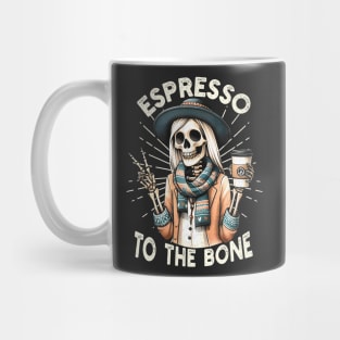 Coffee Addict Skeleton Mug